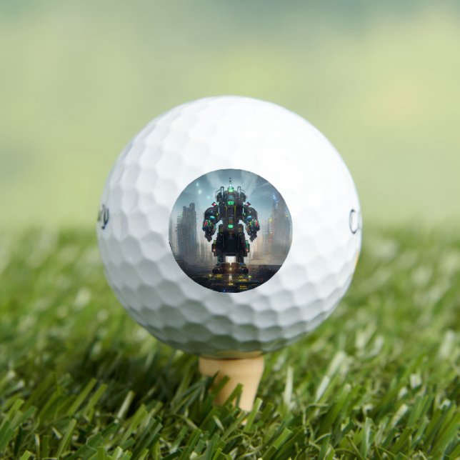 Robot 4 Callaway Warbird golf balls 12 pk (Insitu Tee)
