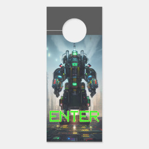 Robot 4 Enter Access Denied door hanger