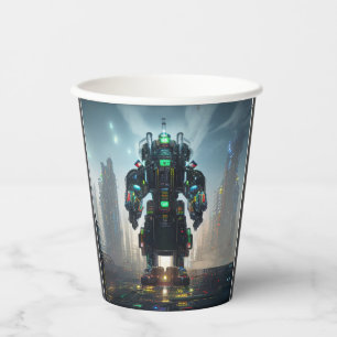 Robot 4 paper cups