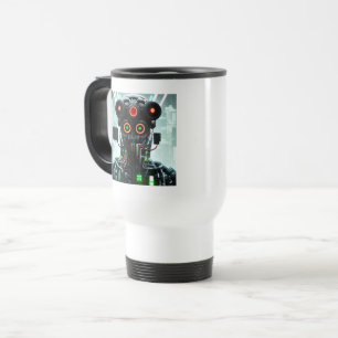 Robot 5 travel commuter mug