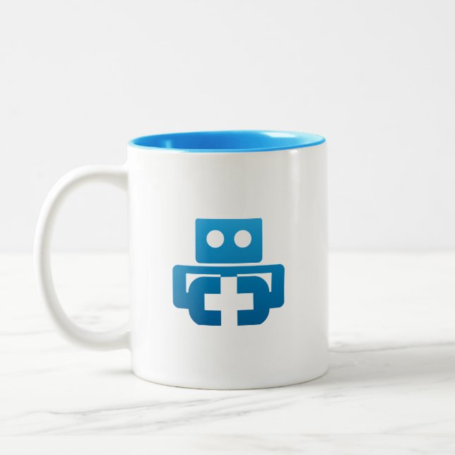 Robot-A Two-Tone Coffee Mug (Left)