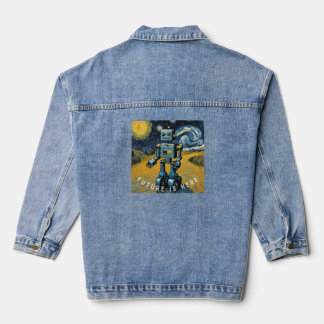 Robot AI design  Denim Jacket