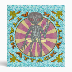 Robot Alien Attack binder