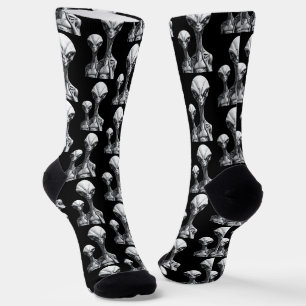 Robot Aliens Socks