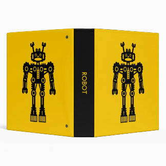 Robot - Amber (1.5in) Binder