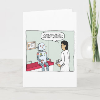 Robot and Doctor Card