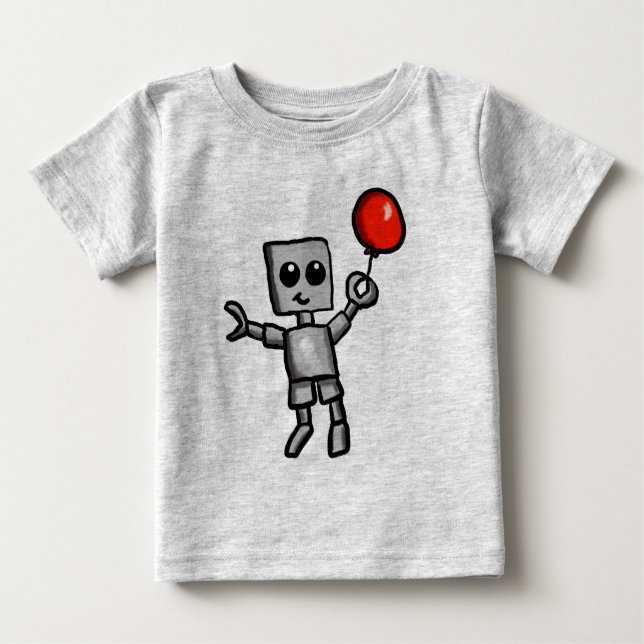 Robot and Red Balloon Shirt (Front)