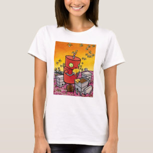 Robot and the Honey Bees T-Shirt