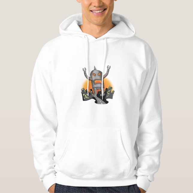 Robot Attack Hoodie (Front)