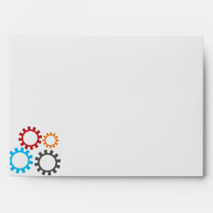 Robot Birthday Party Envelopes