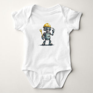 Robot Builder Baby Boy One-Piece Bodysuit Clothes