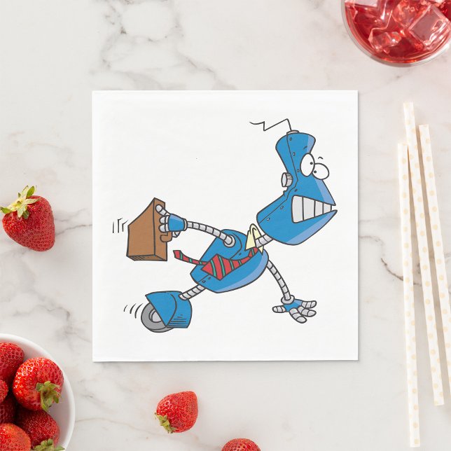 Robot Business Executive Napkin (Creator Uploaded)