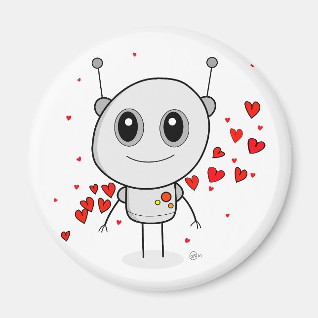 Robot cardiaque - Aimant (Devant)