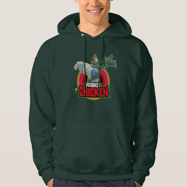 Robot Chicken Character Logo Hoodie (Front)