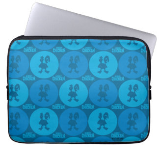 Robot Chicken Circle Pattern Laptop Sleeve