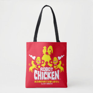 Robot Chicken Nerd Unicorn Graphic Tote Bag