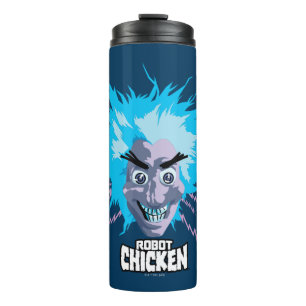 Robot Chicken Scientist Head Graphic Thermal Tumbler