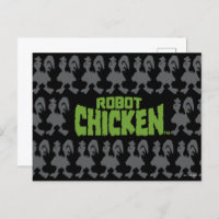 Robot Chicken Silhouette Pattern