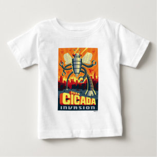 Robot Cicada Baby T-Shirt