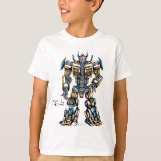  robot  Clothing & Shoes > Kids > Boys > Clothing  T-Shirt