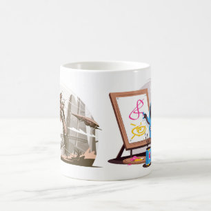 Robot  coffee mug