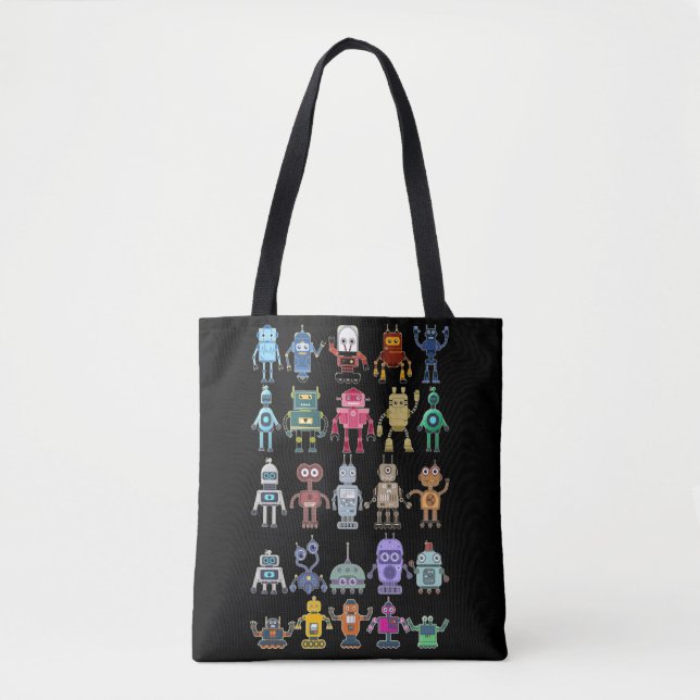 Robot Collection Science Technology Robots Tote Bag (Front)