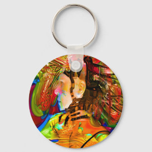 Robot Connection Keychain