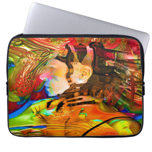 Robot Connection Laptop Sleeve