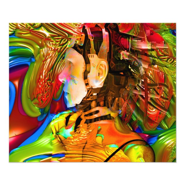 Robot Connection Photo Print (Front)