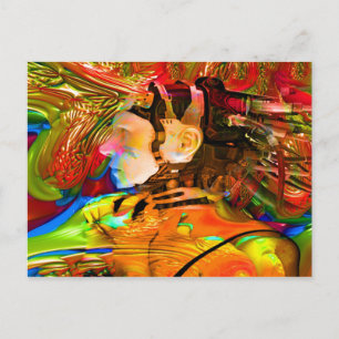 Robot Connection Postcard