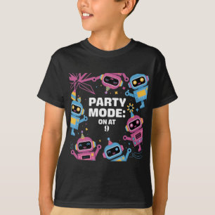 Robot Cool Tendance Enfants Anniversaire T-shirt