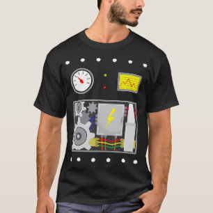Robot Costume Halloween For Robot Fans Men Kids 1 T-Shirt