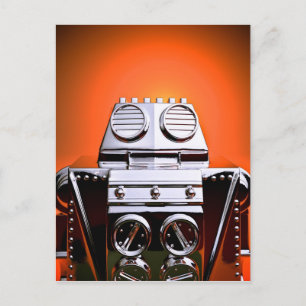 Robot de jouet recadré 04 Carte postale