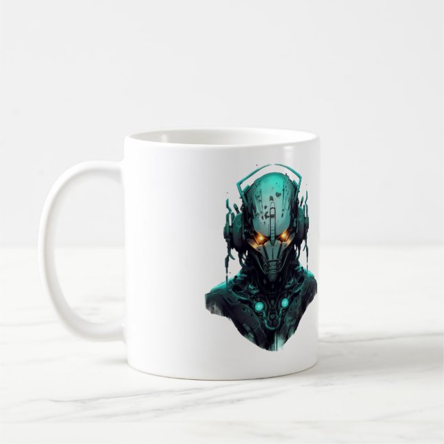 Robot Design Coffee Mug (Left)