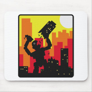 Robot Destroy Mouse Pad