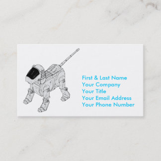 Robot Dog Business Card