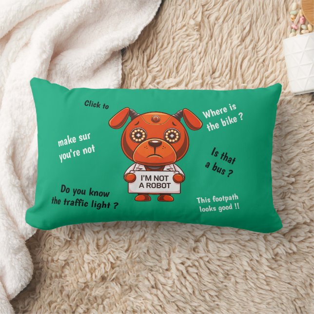 Robot dog lumbar pillow (Blanket)