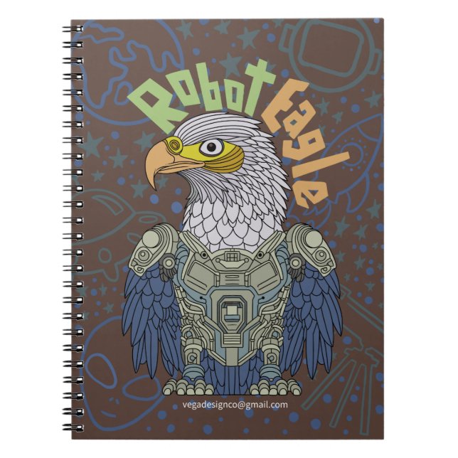Robot eagle Notebook (Front)