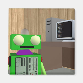 Robot et aimant PC