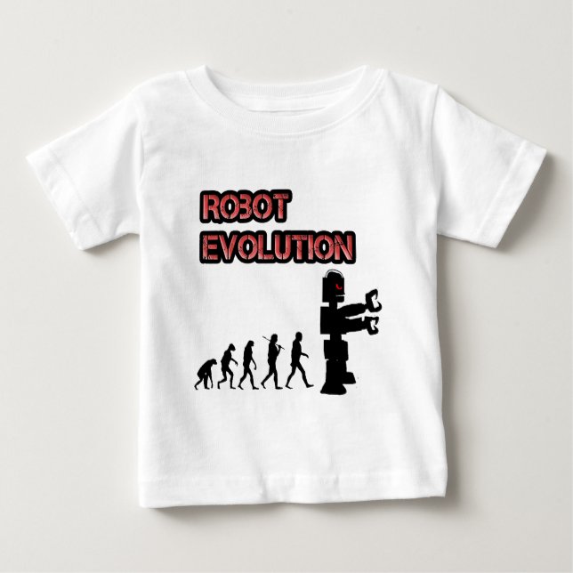 Robot Evolution 2 Baby shirt (Front)