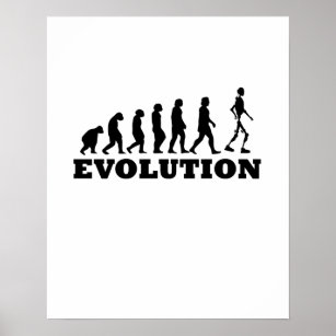 Robot Evolution Funny Poster