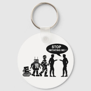 Robot evolution keychain