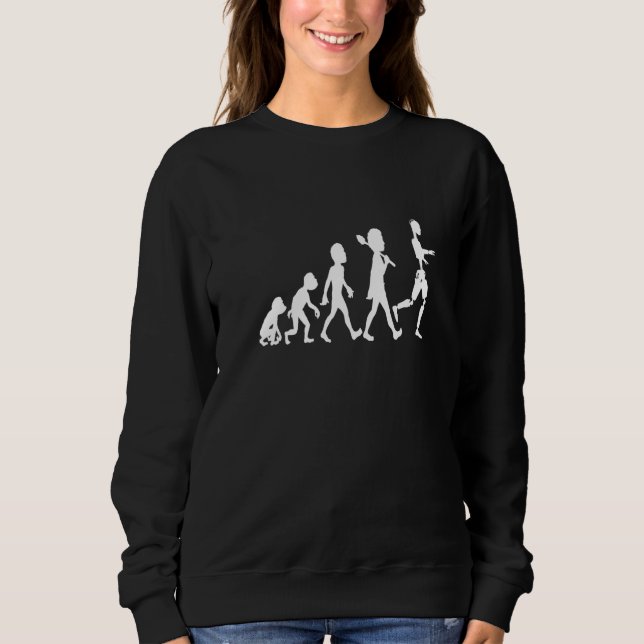 Robot Evolution  Nerd Computer Robotics Geek Costu Sweatshirt (Front)