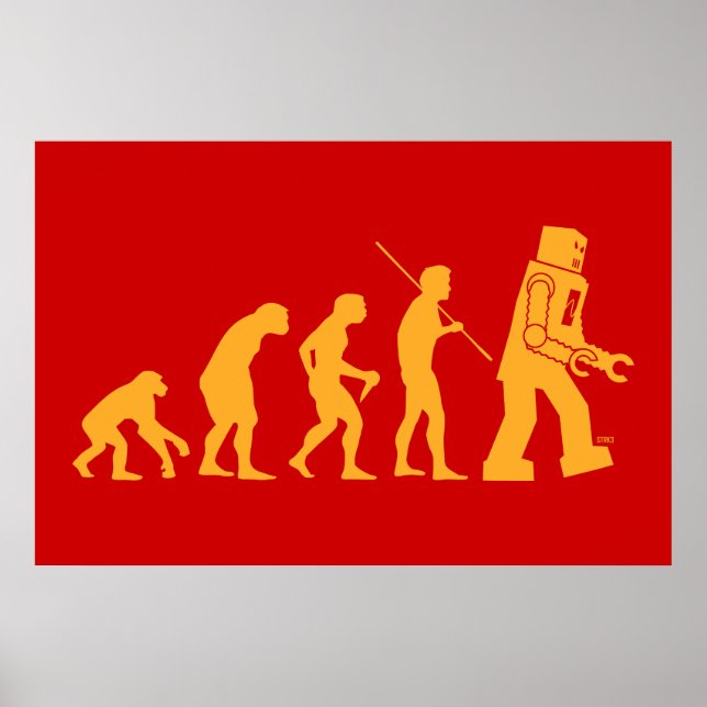 Robot Evolution Poster (Front)