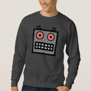 ROBOT FACE SWEATSHIRT