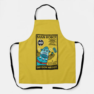 Robot Gifts For Anniversary  Men And Women   Apron