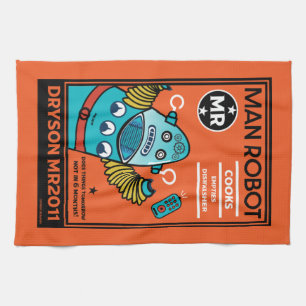 Robot Gifts For Anniversary Or Wedding Kitchen Towel