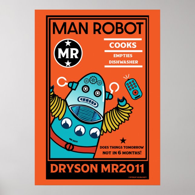 Robot Gifts For Anniversary Or Wedding     Poster (Front)