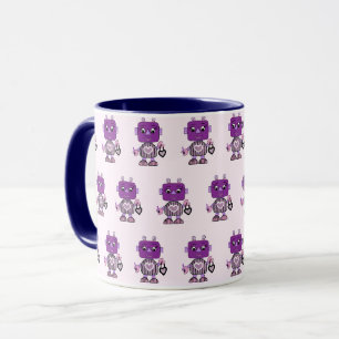 Robot girl mug