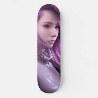 Robot Girl Skateboard Deck